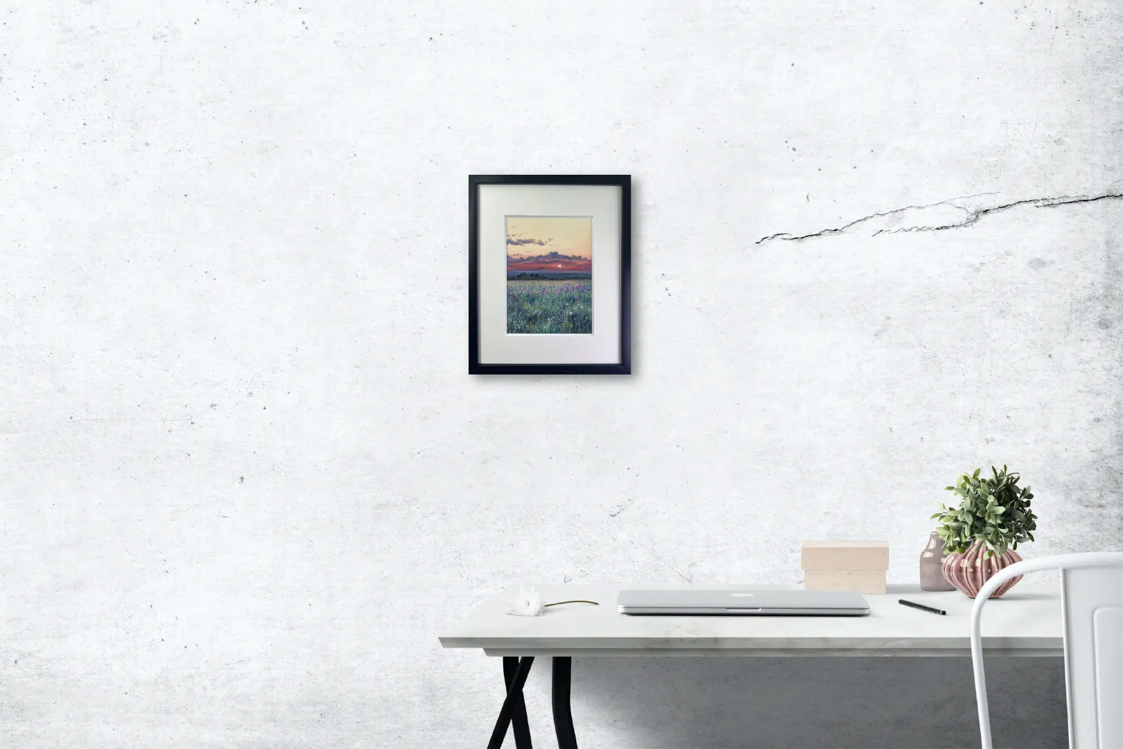 “シリーズ　花畑（原画）”