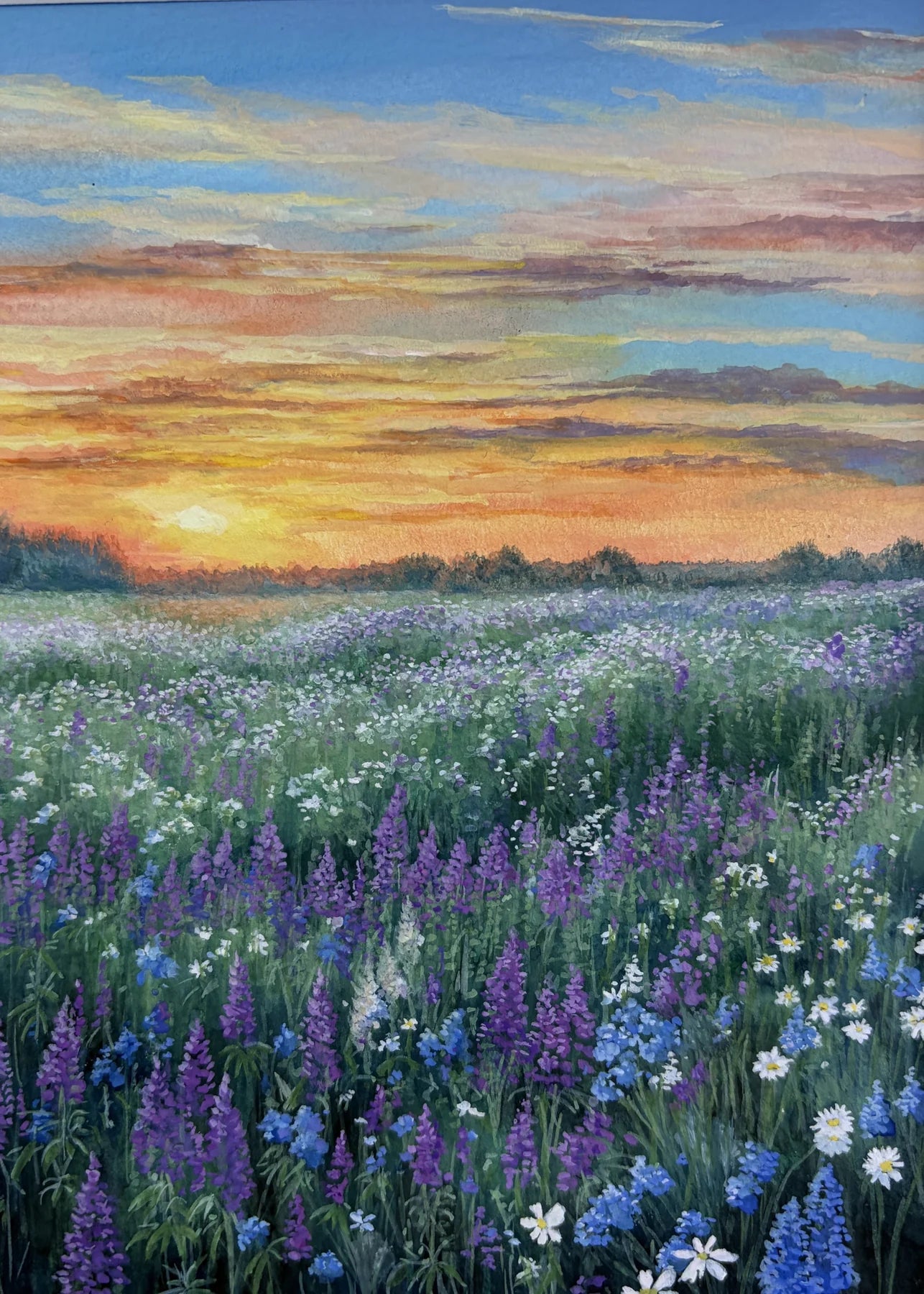 “シリーズ 花畑(原画)”