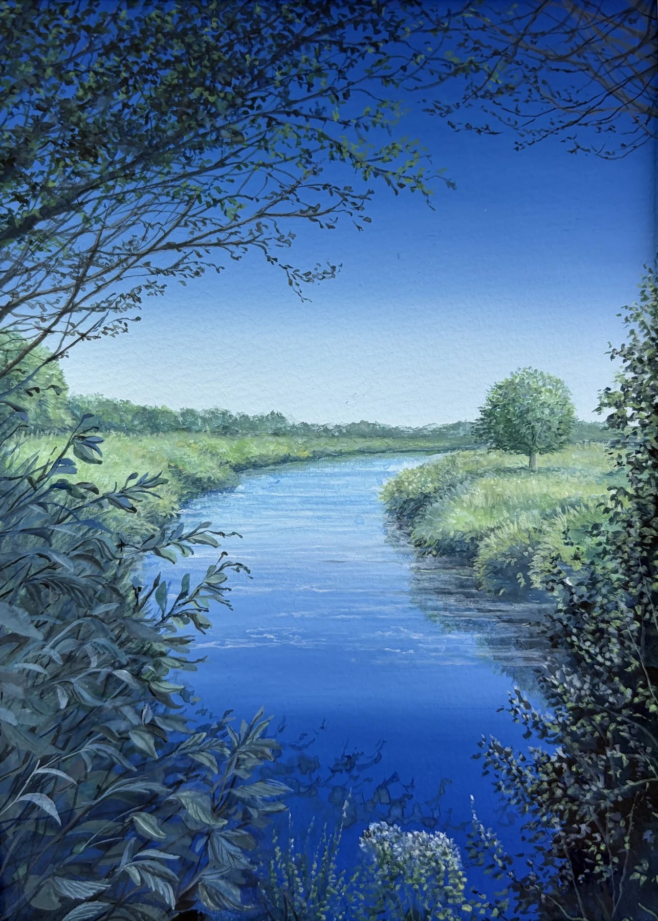 “シリーズ 水面(原画)”